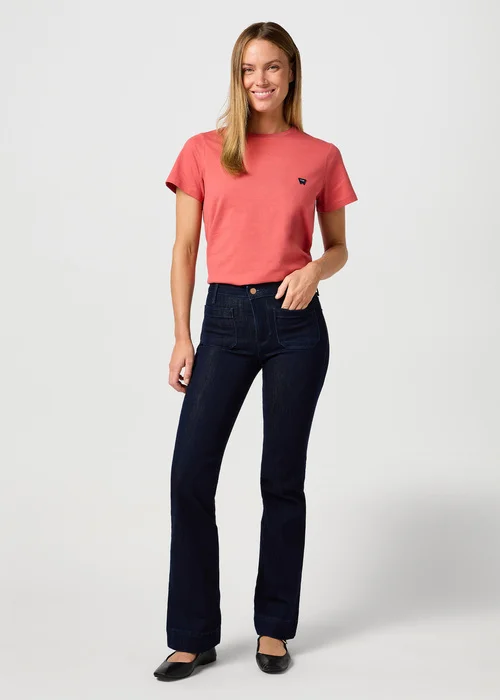 Wrangler Flare Jeans Soft Moonlight