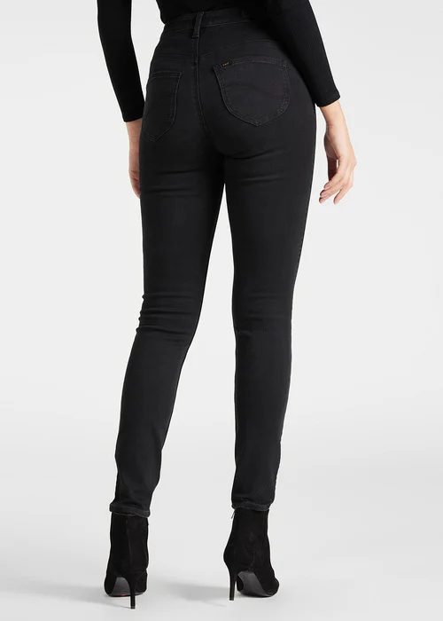 Lee Scarlett Ultra High Black Worn