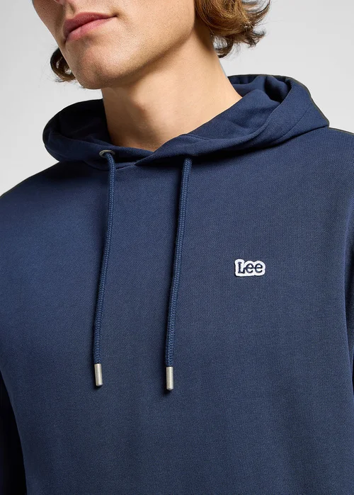 Lee Plain Hoodie Mood Indigo - 112363881