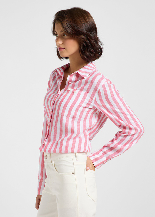 Lee All Purpose Shirt Lychee Awning Stripe - 112363655