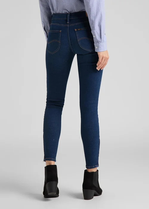 Lee Scarlett Cropped High Blue