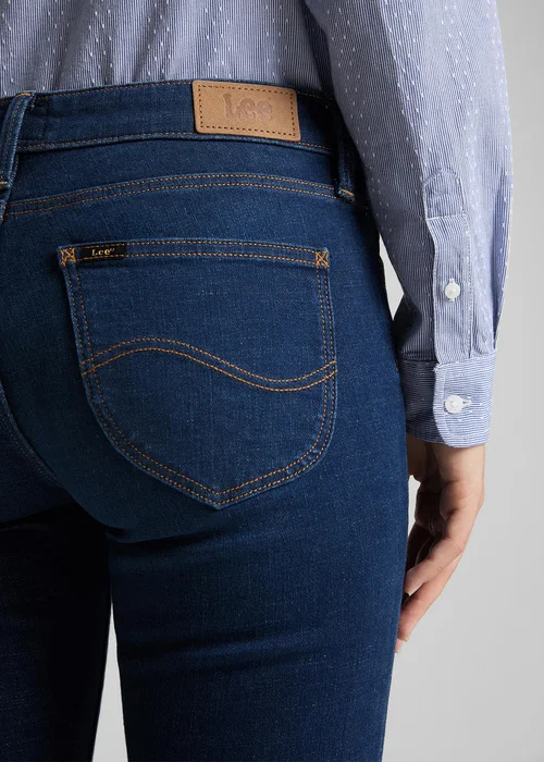 Lee Scarlett Cropped High Blue