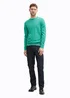 Tom Tailor Basic Knitted Sweater Bright Jade Green Melange - 1039810-37437