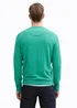 Tom Tailor Basic Knitted Sweater Bright Jade Green Melange - 1039810-37437