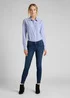 Lee Scarlett Cropped High Blue