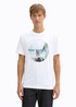 Tom Tailor T Shirt With Photo Print White - 112363642