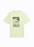 Tom Tailor T Shirt With Photo Print Lime Cream Green