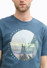 Tom Tailor T Shirt With Photo Print Mystical Blue