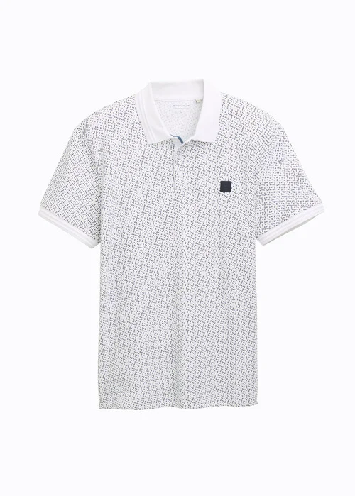 Tom Tailor Dot Shirt White Irregular Design