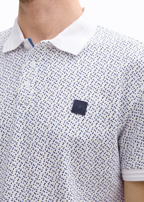 Tom Tailor Dot Shirt White Irregular Design