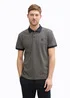 Tom Tailor Polo Tee Navy Irregular Design - 112364594