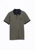 Tom Tailor Polo Tee Navy Irregular Design - 112364594