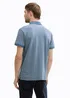 Tom Tailor Polo Tee Blue Irregular Design