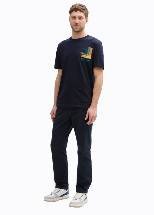 Tom Tailor T Shirt Sky Captain Blue - 1045664-10668