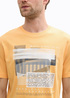 Tom Tailor Graphics T Shirt Peachy Orange - 1045664-37103