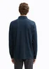 Tom Tailor Shirt Navy Blue Popcorn Structure