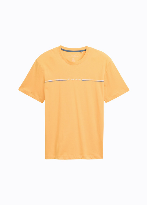 Tom Tailor T Shirt With A Print Peachy Orange