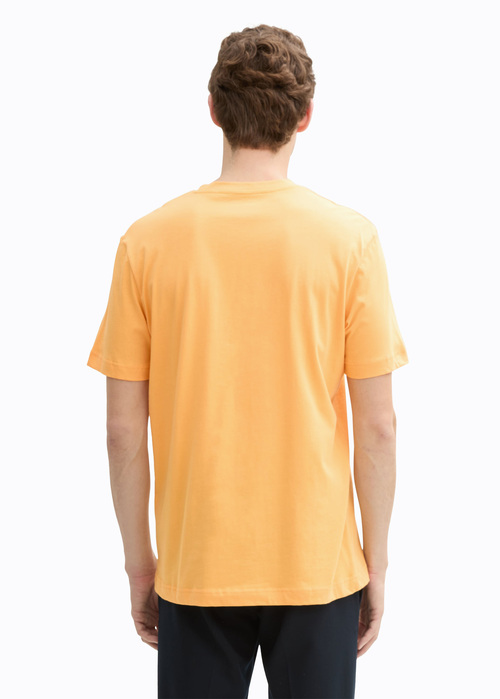 Tom Tailor T Shirt With A Print Peachy Orange