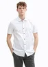 Tom Tailor Shirt White Small Bars Design