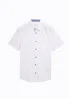 Tom Tailor Shirt White Small Bars Design