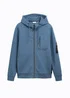 Tom Tailor Hoodie Sweat Jacket With Pockets Mystical Blue - SOFT-MOONLIGHT