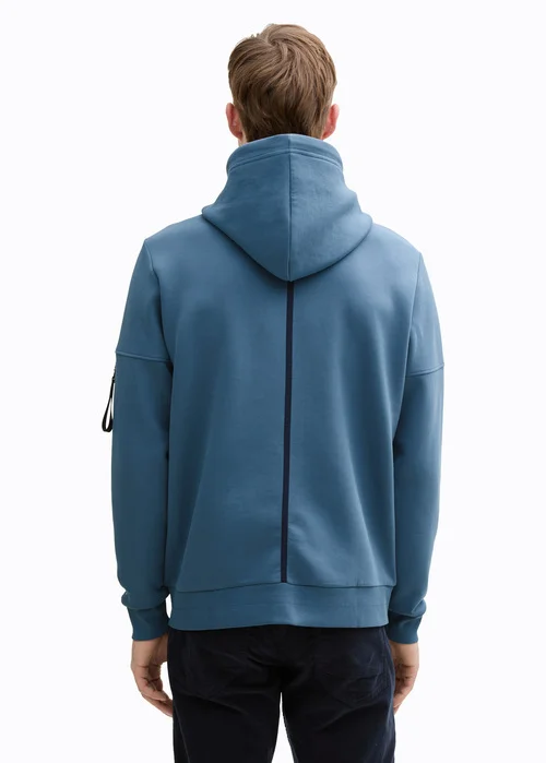 Tom Tailor Hoodie Sweat Jacket With Pockets Mystical Blue - SOFT-MOONLIGHT