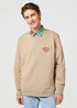 Wrangler Small Logo Crew Timberwolf