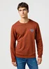 Wrangler Small Logo Crew Paprika