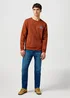 Wrangler Small Logo Crew Paprika - 112364093