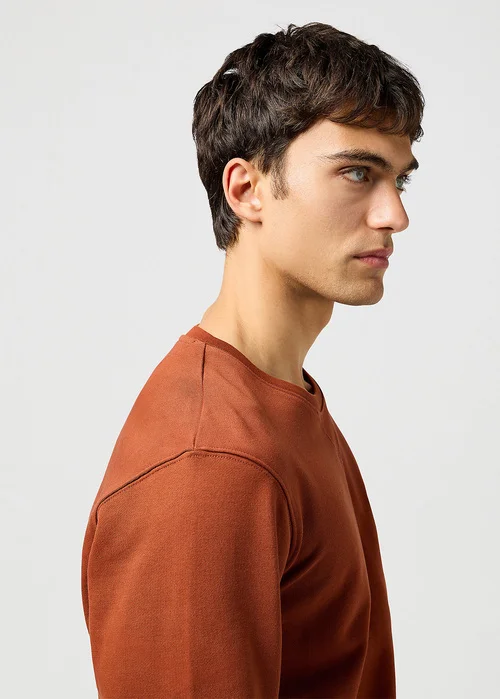 Wrangler Small Logo Crew Paprika