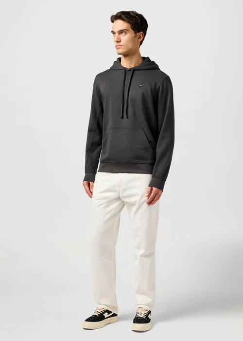 Wrangler Sign Off Hoodie Faded Black