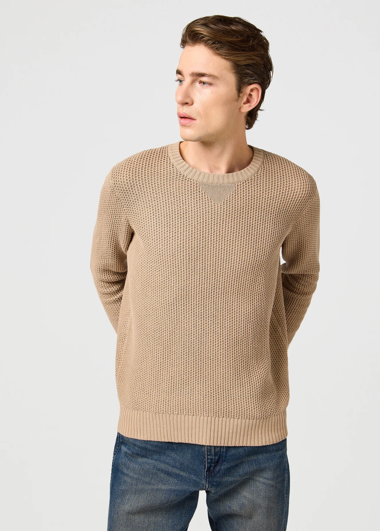 Wrangler Crewneck Sweater Timberwolf
