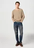 Wrangler Crewneck Sweater Timberwolf - 112364321