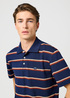 Wrangler Stripe Polo Tee Navy - 112362827