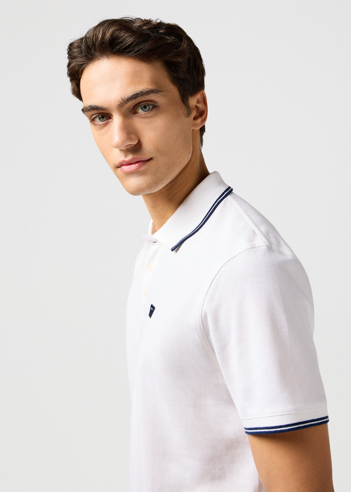 Wrangler Polo Shirt White - 112365466