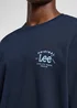 Lee Crew Sweatshirt Rivet Navy