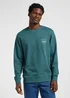 Lee Crew Sweatshirt Evergreen - 112364563