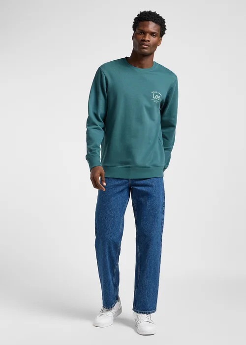 Lee Crew Sweatshirt Evergreen - 112364563