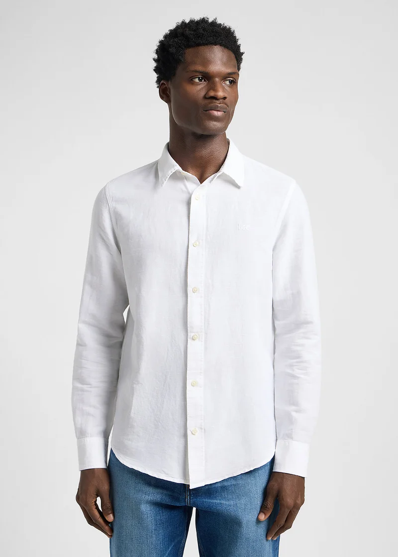 Lee Patch Shirt Bright White - 112364230