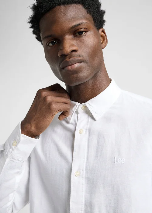 Lee Patch Shirt Bright White