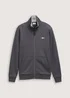 Tom Tailor Sweat Jacket With Stand Up Collar Tarmac Grey - 1045645-10899