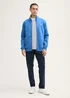 Tom Tailor Sweat Jacket With Stand Up Collar Sapphire Blue