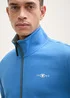 Tom Tailor Sweat Jacket With Stand Up Collar Sapphire Blue