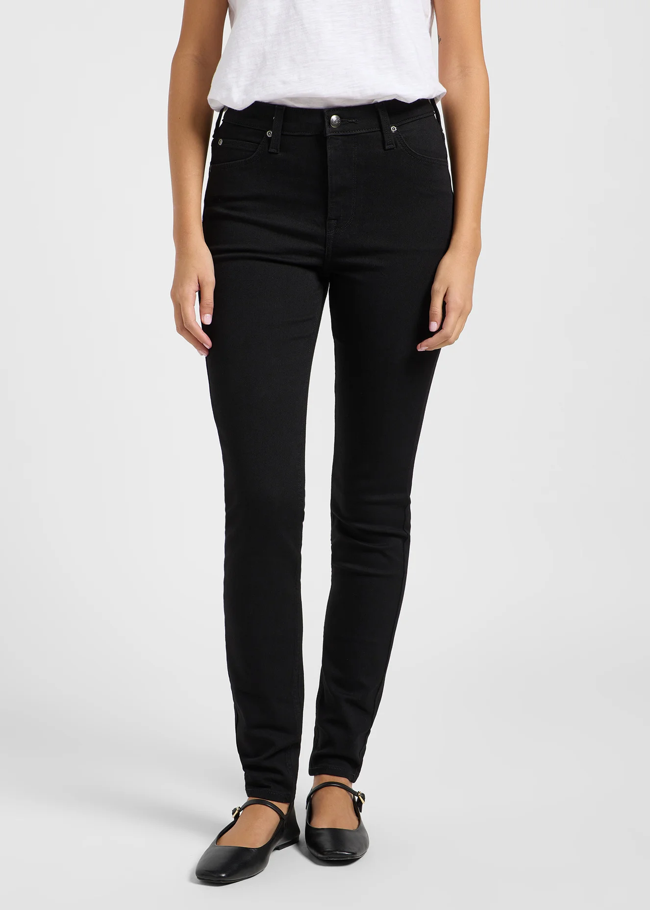 Lee Scarlett High Black Rinse