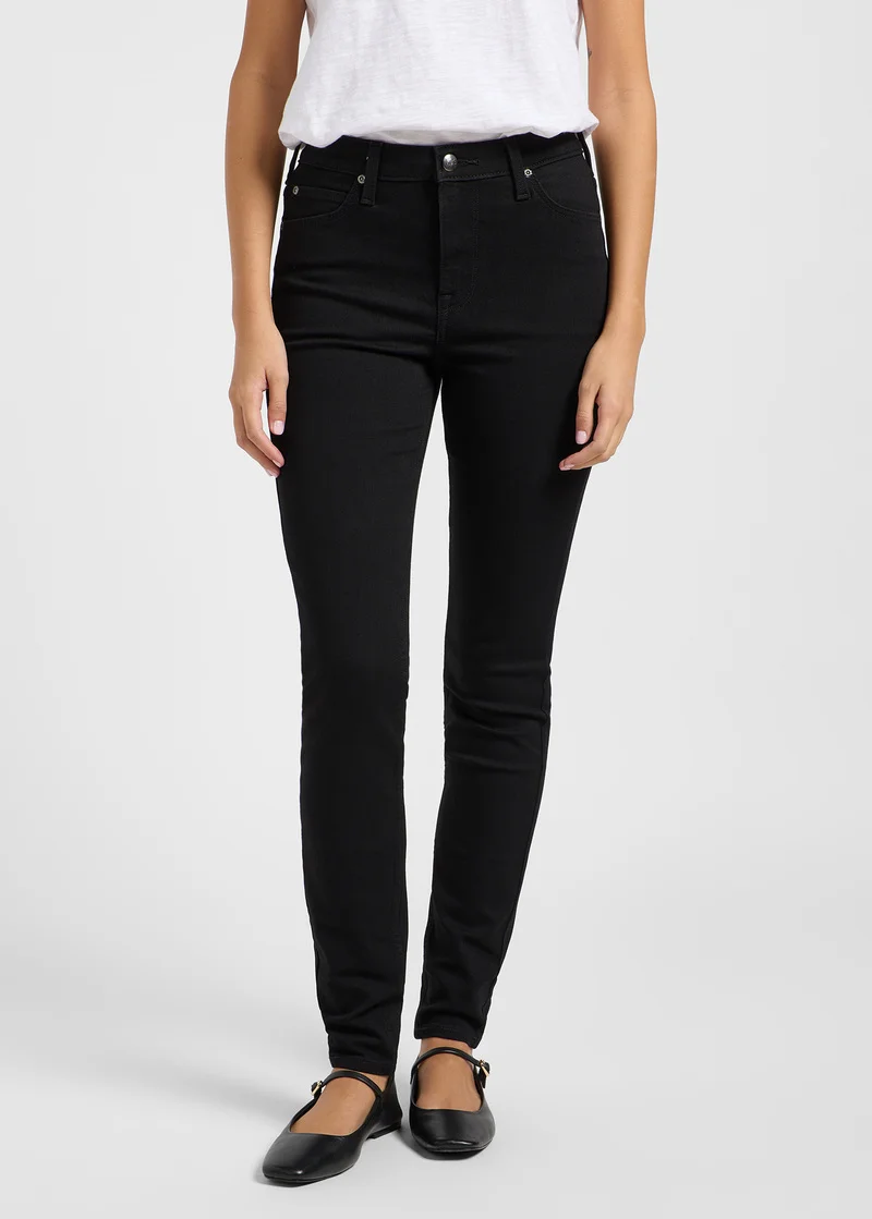 Lee Scarlett High Black Rinse