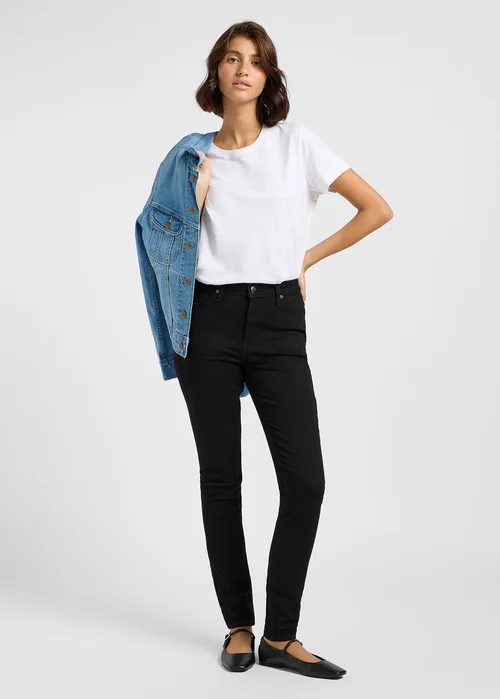 Lee Scarlett High Black Rinse