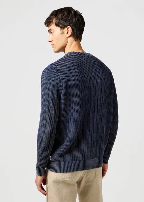 Wrangler Crewneck Sweater Navy - 112364288