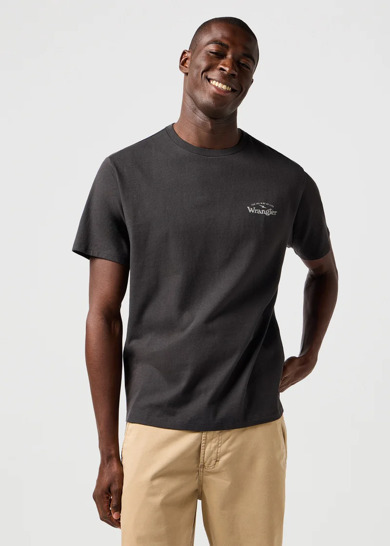 Wrangler Graphic Tee Faded Black