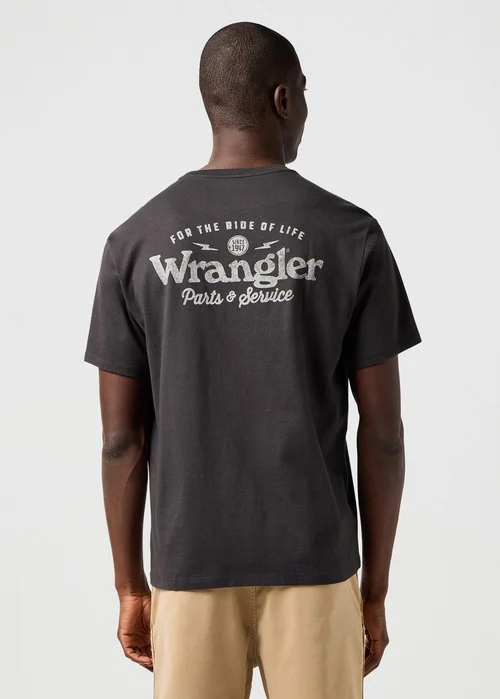 Wrangler Graphic Tee Faded Black - 112362366