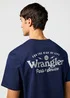 Wrangler Graphic Tee Navy - 112362367